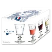 Coffret 4 Verres à Vin Motif Abeille