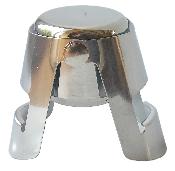 Bouchon Champagne Hermétique Coloris Argent