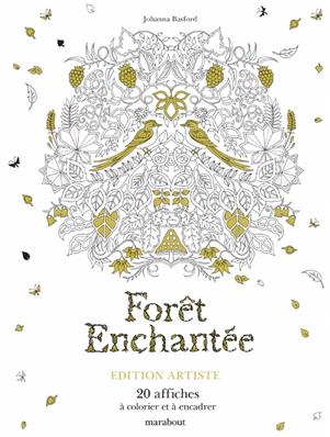 La forêt enchantée 20 affiches à colorier et à encadrer