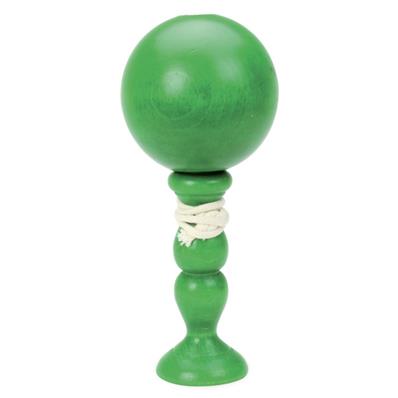 Bilboquet en Bois Massif Coloris Vert