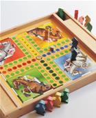 Jeux de petits chevaux et de l'oie en bois