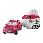 Grand Voyage Equestre en Voiture et Remorque Schleich