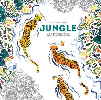 Carnet de coloriage la jungle