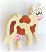 Petit Puzzle en Bois la Vache