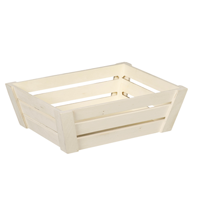 Grande Corbeille Rectangulaire en Bois