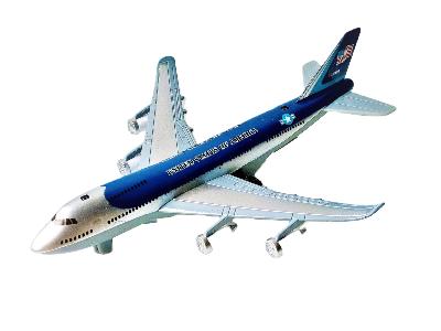 Avion de Ligne Métal Sonore et Lumineux