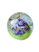 Presse-Papier Grain De Folie Vert Anis Et Bleu