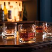 Gobelets à Whisky en Verre Motifs Assortis