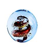 Presse-Papier Rumba Spirale Rouge Et Doré