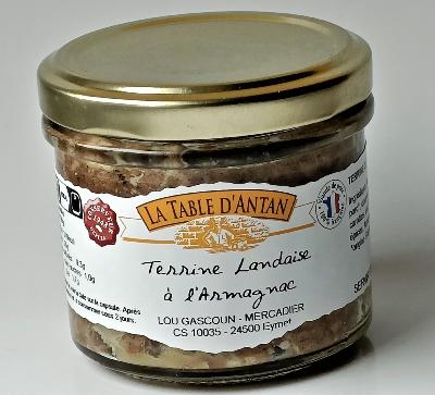 Terrine de porc Landaise à l'armagnac 180 grs