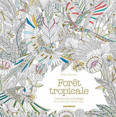 Cahier de coloriage la forêt tropicale