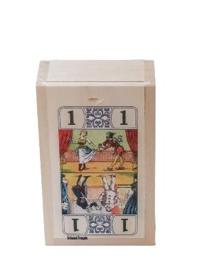 Boite De Tarot En Bois Vide Motif Petit