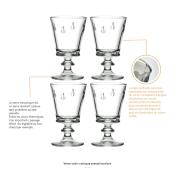 Coffret 6 Verres à Vin Motif Abeille