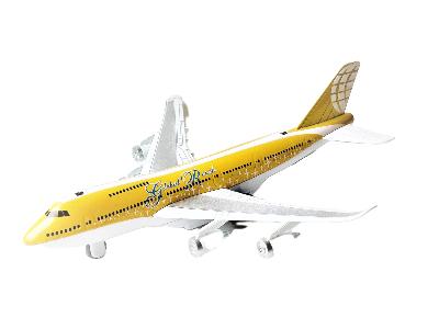 Avion de Ligne Métal Sonore et Lumineux
