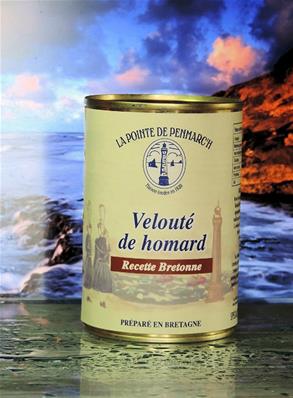 Velouté de homard en boîte 400 grs