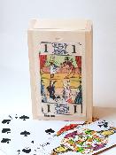 Boîte De Tarot En Bois Avec Jeu De Cartes Motif Petit