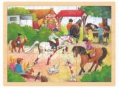 Wooden Puzzle the Equestrian Competition 96 Pieces