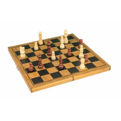 Jeu d'Echec en Bois Vintage