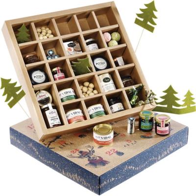 Coffret Carton Carré Calendrier De l'Avent Rencontres Insolites