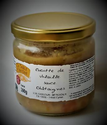 Plat Cuisinés Volaille Sauce Châtaigne 300 Grs