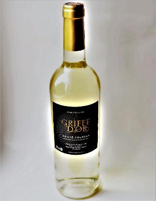 Valisette 1 Bouteille Vin Blanc Moelleux Griffe d'Or