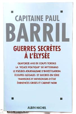 Guerres Secrètes A l'Elysée Livre d'Occasion