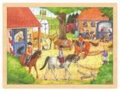 Horse Stable Wooden Puzzle 96 Pieces