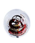 Presse-Papier Rumba Spirale Rouge Et Doré