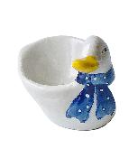 Coquetier Canard en Porcelaine 